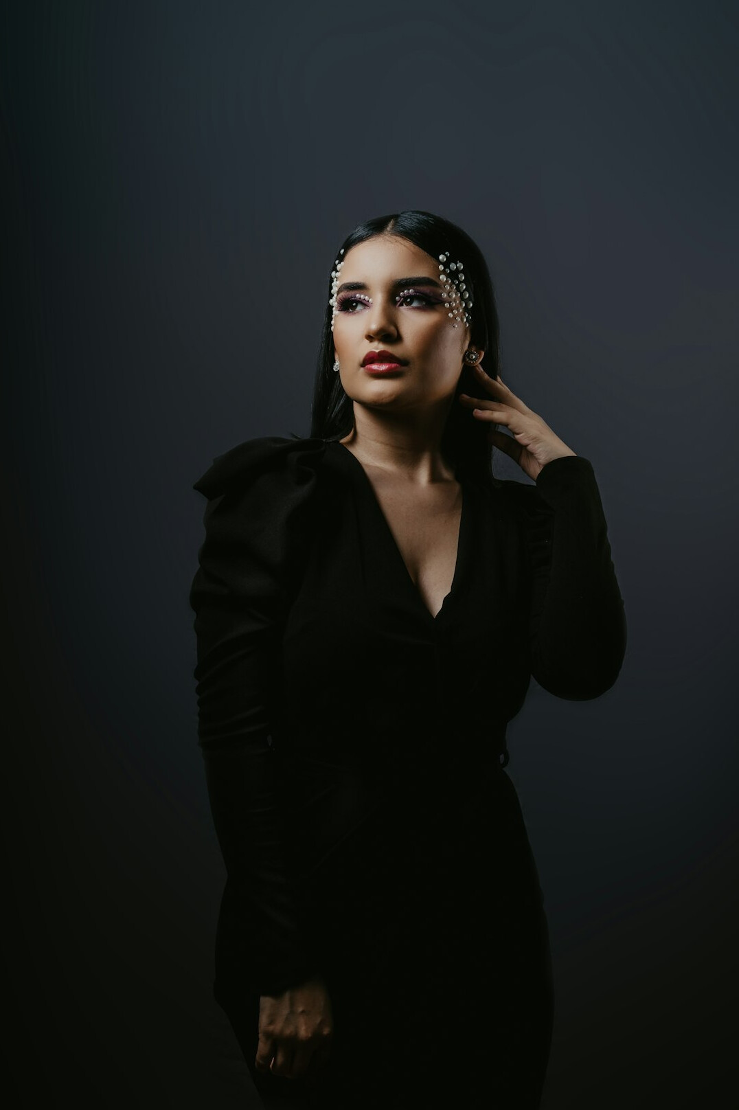 Studio portrait of a professional woman editor